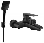 Mexen Axel R62 bateria wannowa z zestawem prysznicowym, czarna - 7383R62-70