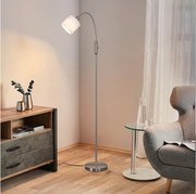 NETTLIFE 1-płomienna lampa podłogowa Salon Lampka do czytania - E14 Vintage Obrót 360° Boho Klosz industrialny Lampa podłogowa Korytarz Sypialnia Bez żarówek