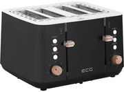 ECG ST 4768 toster Timber Black