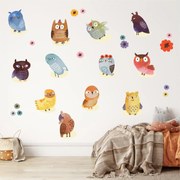 Naklejki na ścianę - Sowy