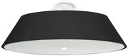 Plafon VEGA 60 czarny SOLLUX  LIGHTING