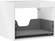 Mexen Box-A korpus szafki podumywalkowej 60 cm, 1 szuflada, biały połysk - 91AX0-0600-470-1-00