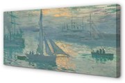 Obraz na płótnie Wschód słońca - Claude Monet