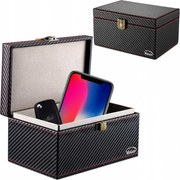 Klatka FARADAYA PUDEŁKO DUŻE 17CM NA KLUCZE do Samochodu Keyless Karty Etui