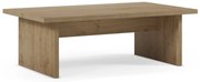 Stolik z blatem w dekorze dębu w naturalnym kolorze 70x120 cm Loana – Marckeric