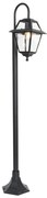 Zewnetrzna Klasyczna lampa zewnętrzna czarna 135 cm IP44 - Berta klasyczny/Antyczny Oswietlenie zewnetrzne