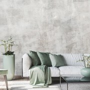 Fototapeta - Pociągnięcia pędzlem na betonie (196x136 cm)