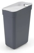 Ciemnoszary kosz na śmieci do segregacji odpadów z plastiku z recyklingu 30 l Ready To Collect – Curver