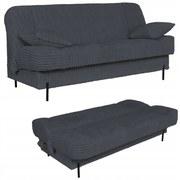 Kanapa sofa Sara rozkładana wersalka do spania Rene Family meble ciem szara