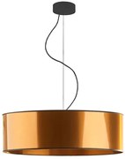 Miedziany okrągły żyrandol w stylu glamour 60 cm - 3X EX856 P6-M75