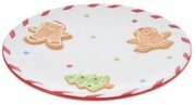 Świąteczny talerz, 20 cm, GINGERBREAD