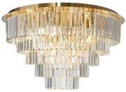 Żyrandol kryształowy MILANO 12xE14/40W/230V złoty