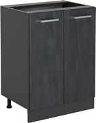 Szafki kuchenne czarny beton 60x46x81.6 r-line