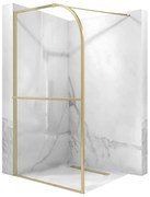 Ścianka prysznicowa Rea Sky Brush Gold 100