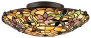 Elstead QZ-KAMI-F - Lampa sufitowa Tiffany KAMI 2xE27/60W/230V