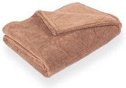Brązowy koc z mikropluszu 150x200 cm Pippa – Tiseco Home Studio