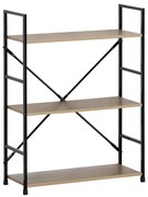 Regał GD-223 OAK Stor, 3 półki, 58,5 x 23,5 x 80,5 cm, 3 piętra