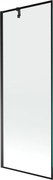 Mexen Next parawan nawannowy 1-skrzydłowy 70 x 150 cm, czarna ramka, czarny - 895-070-000-00-70-70