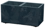 Donica Sierra Case Beton Effect 57 x 29 x 29 cm antracyt PROSPERPLAST