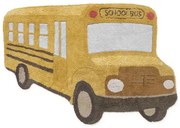Dywan dziecięcy WESOŁY AUTOBUS 130x90cm żółty LORENA CANALS