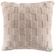 Poduszka dekoracyjna z mikropluszu 45x45 cm Rava – Tiseco Home Studio