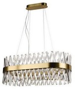 LED ściemnialny kryształowy żyrandol na linkę LED/90W/230V + DO