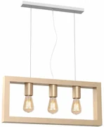 Lampa wisząca w ramce potrójna MACK 3xE27