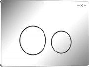 Mexen Tex 06 przycisk spłukujący stal nierdzewna, chrom błyszczący - 6106-03