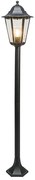 Klasyczna lampa stojąca czarna na zewnątrz IP44 125 cm - New Orleans