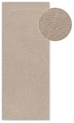 Beżowy wełniany chodnik tkany ręcznie 80x200 cm Eleni Light Beige – Hanse Home