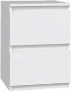 Komplet 2 białych szafek nocnych E3-M58
