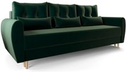 Zielona sofa rozkładana P9-T02