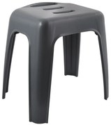 Spirella Siedzisko prysznicowe HOCKER, ciemnoszare, 47 cm