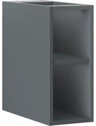 Mexen Box-A szafka otwarta z półką 20 cm, grafit mat - 91AX2-0200-470-0-66