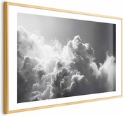 Plakat Nadzwyczajne zjawisko 90x60 cm z ramą złotą z marginesem ARTGEIST B