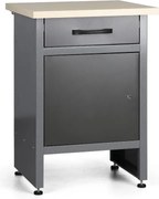 Stół roboczy G1, 840 x 600 x 600 mm, 1 szuflada