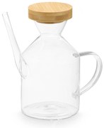 Butelka na oliwę INTRA z bambusową pokrywką, 600 ml