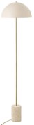 Beżowa lampa stojąca z metalowym kloszem (wysokość 155 cm) Sheffield – House Nordic