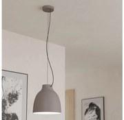 Eglo 900159 - Lampa CAMASCA na lanku 1xE27/40W/230V szara