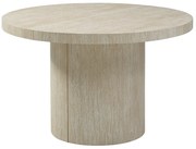 Stół rozkładany dla 4 do 12 osób z MDF - Efekt beżowego trawertynu - SIDRINA