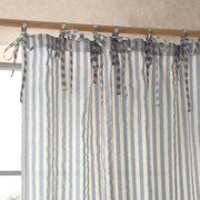 Niebieska firanka 140x229 cm Zanzibar Stripe – Pineapple Elephant