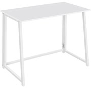 Składane biurko ZARIMO 80×40 cm, białe