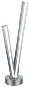 Szara lampa stołowa LED ze sterowaniem głosowym/mobilną aplikacją i metalowym kloszem (wysokość 67,5 cm) Cicanto – CINQUE