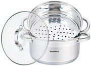 3 elementowy zestaw garnków na parę 22cm A5-W98