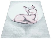 Dywan dziecięcy Bambi różowy 80 cm x 150