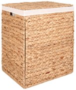 Kosz na pranie z hiacyntu wodnego w naturalnym kolorze Passo – House Nordic