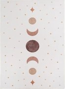 Dywan dziecięcy Coco Fazy Księżyca kremowy 80 cm x 150 cm