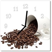 Zegar ścienny kwadrat Kubek do kawy