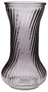 Wazon szklany Vivian, czarny, 10 x 21 cm
