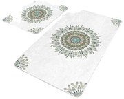 Białe dywaniki łazienkowe zestaw 2 szt. 60x100 cm – Mila Home